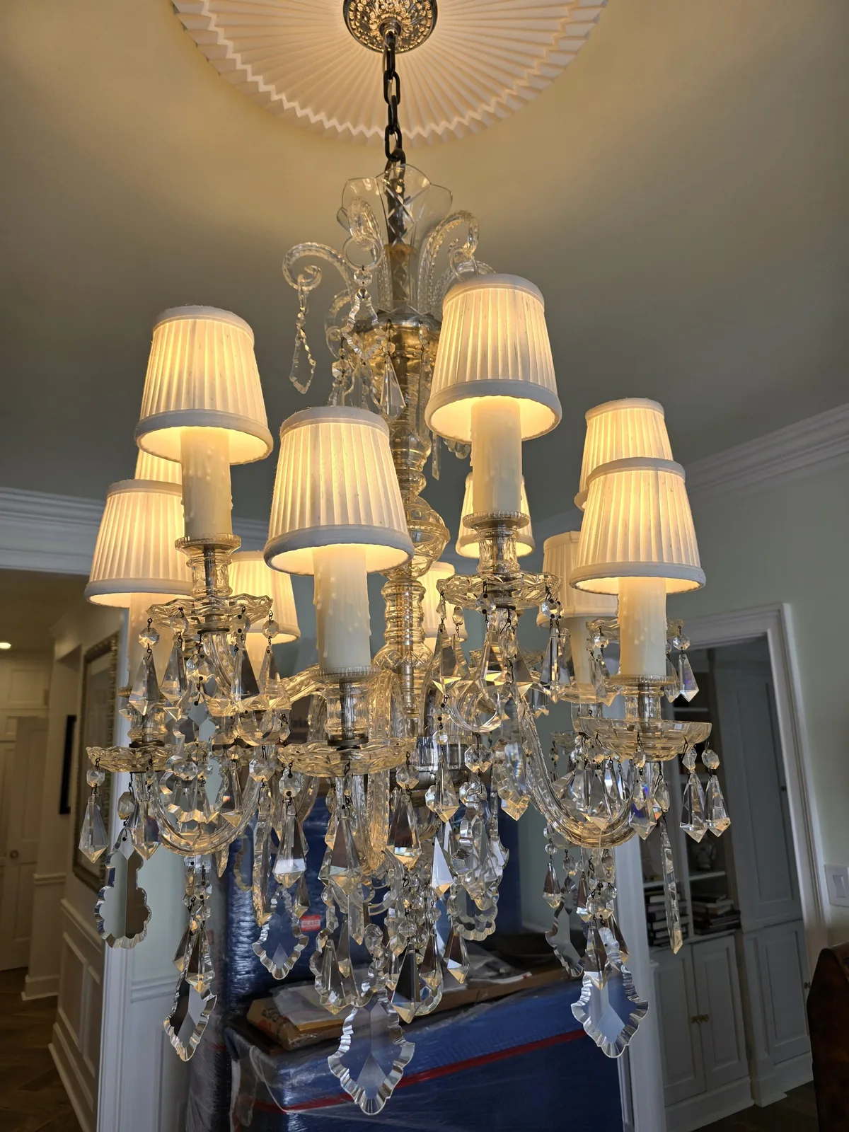 Chandelier arm repair and cleaning service in Atlanta