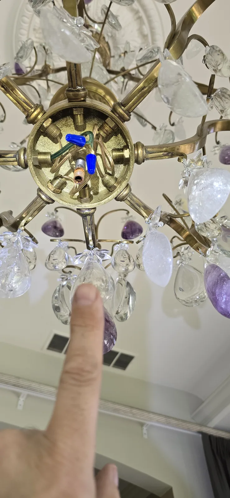 Chandelier repair and ceiling service in Atlanta
